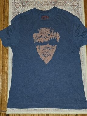 Life Is Good Men’s Navy Graphic Tee